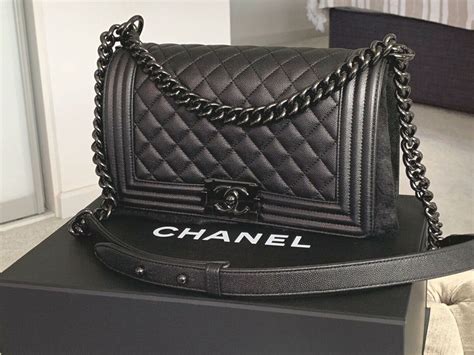 chanel top handle boy bag|chanel black medium boy bag.